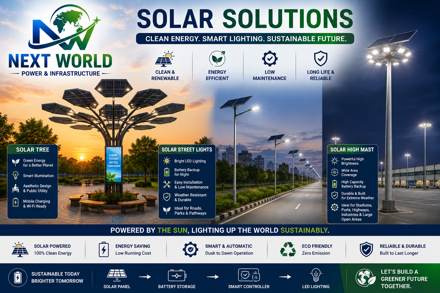 Solar Tree & High Mast